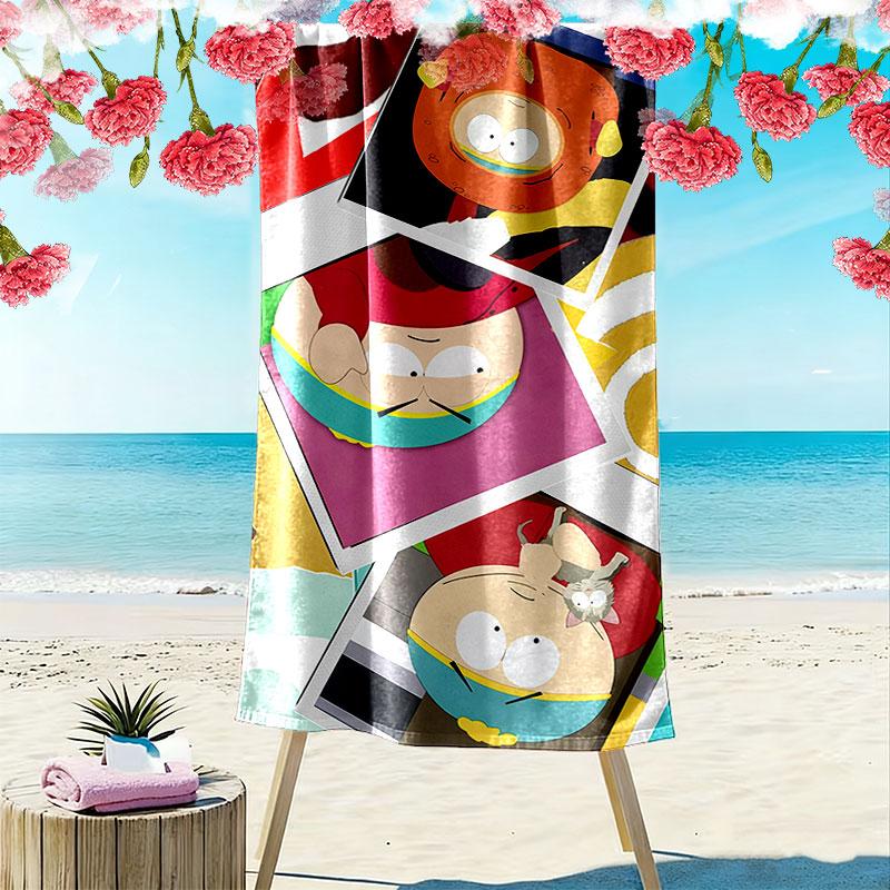 Eric Print Beach Towel, Large Soft Quick Dry Towel for Beach Camping Swimming