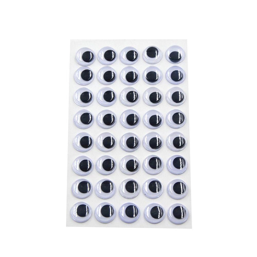 1Sheet 3D Dolls Activity Eyes Black&White Kindergarten Handmade Dolls Eyes Wiggling Moving Eyes