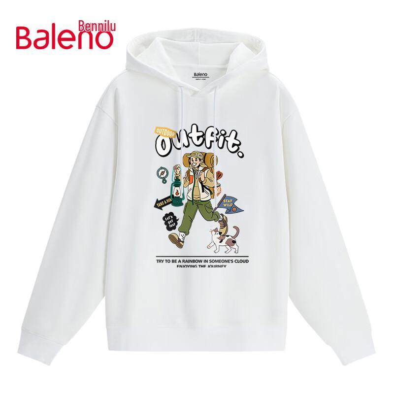 Baleno Men's American Style Hooded Sweatshirt
