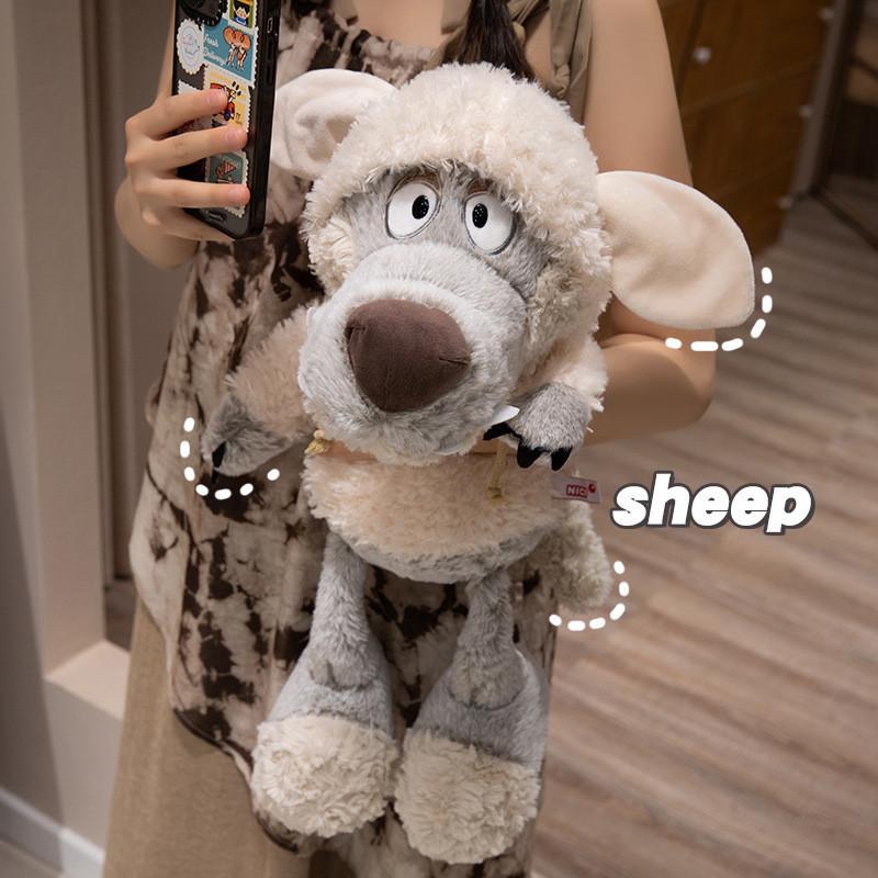 Toy Sheeps Wolf Plush Stuffed Childrens Girl Comfort Pillow Birthday Gift