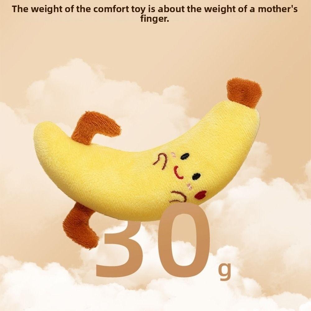 Anti-Startle Cartoon Plush Fruit Doll Cute Plush Sleep Soothing Doll  Toddler Play