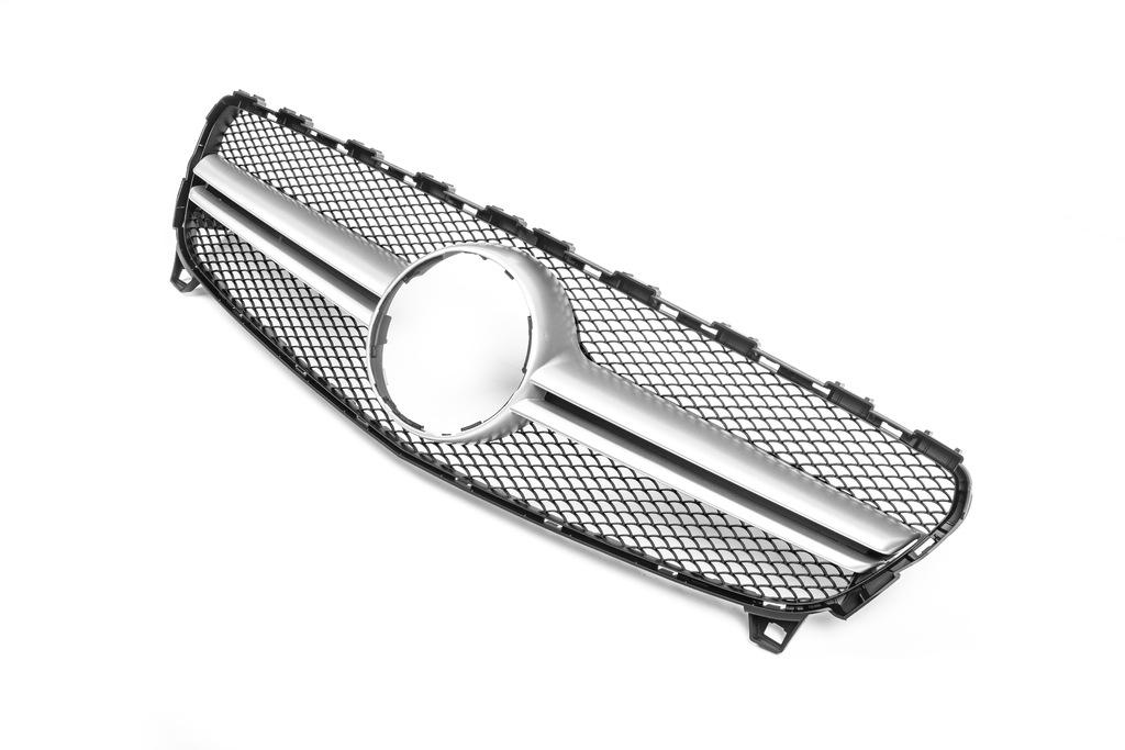 Front Grille AMG Silver (2015-2018) for Mercedes A-class W176