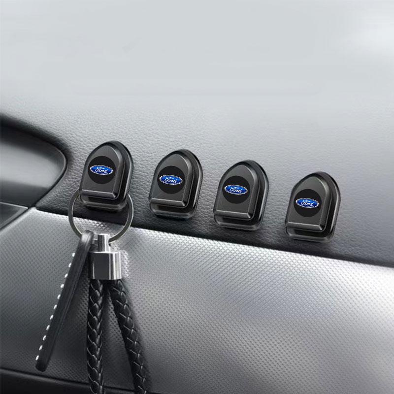 Mini Cârlige Auto Negre Autoadezive Cârlige Invizibile Suport de Depozitare Interior Pentru Ford Focus Mondeo Kuga Fiesta MK7 Escort Explorer Edge 2 4 MK2