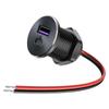 Chargeur de voiture Vente chaude transfrontalière Accessoires Pièces de modification de voiture Chargeur de voiture Alliage d'aluminium Type Mini Chargeur de voiture