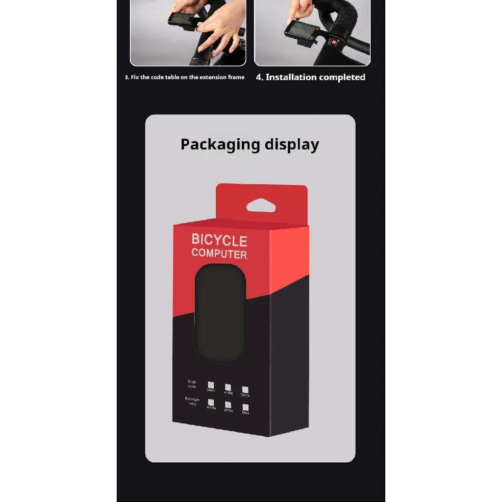 Wireless Bicycle Computer Touch Screen Bicycle Computer Mountain Bike Speedometer Cadence Sensor Gps For Bike Bike Accessories