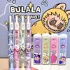 Cartoon Cute Labubu Automatic Pencil Refill Set Kawaii Student Pressing Mechanical Pencil Student Stationery Children Gifts