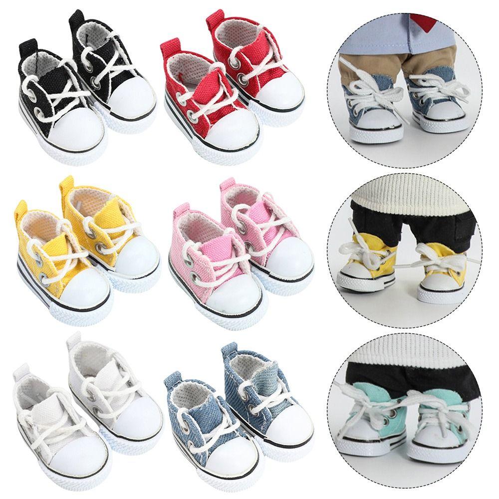 Multiple Styles Dolls Shoes Hand-made Dressing Replacement New Canvas Shoes Doll Toys