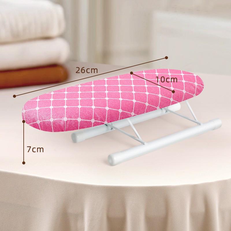 Compact Foldable Sleeve and Collar Ironing Board with Storage