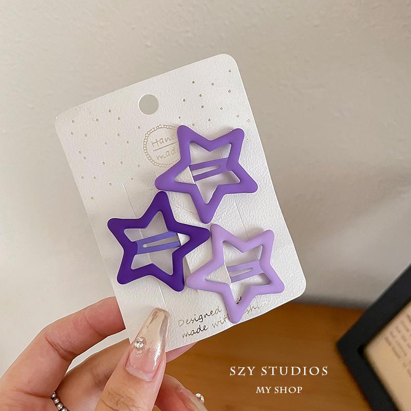 

Рожева шпилька для волосся «Дофамін»: Безшовна кругла шпилька Y2K - Мила маленька бічна заколка для чубчика для жінок