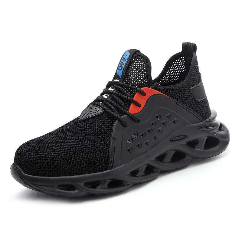 

Обувь для страхования труда Мужская защитная обувь Противоударные и противопрокольные дышащие защитные ботинки со стальным мешком 47