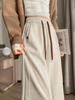 Women's New Spring High-Waisted Rice Pants - Narrow Straight-Leg, Casual Wide-Leg, Floor-Length