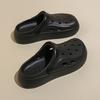 Slippers new summer outer wear thick-soled soft-soled heightening Mori flat-bottomed slippers