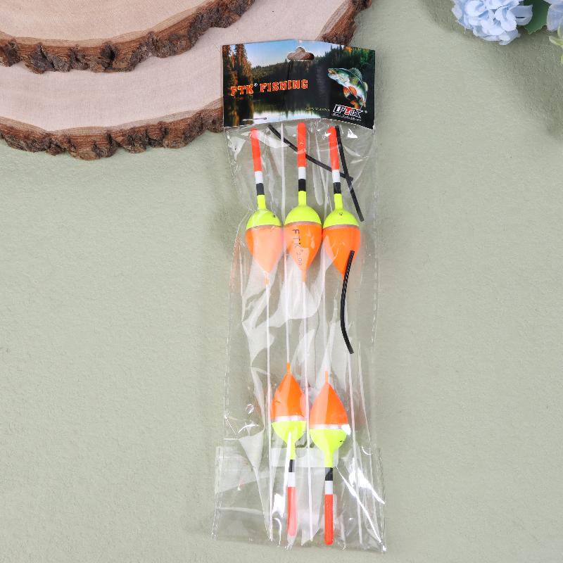5Pcs Fishing Floats Vertical Buoy Barguzinsky Fir Float 18Cm-22.5Cm Buoyancy 1G-4G Fish Float For Carp Fishing