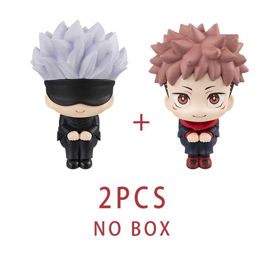 7-9cm Anime Jujutsu Kaisen Figur Itadori Yuji Gojo Satori Fushiguro Megumi Kugisaki Kawaii Spielzeug Auto Dekoration PVC Modell Geschenk