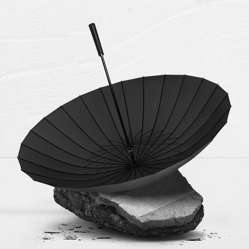 Windproof 24-Rib Long-Handle Umbrella