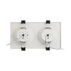 Lei Lei Zhi Guang LED Recessed Square Dual-Head Downlight
