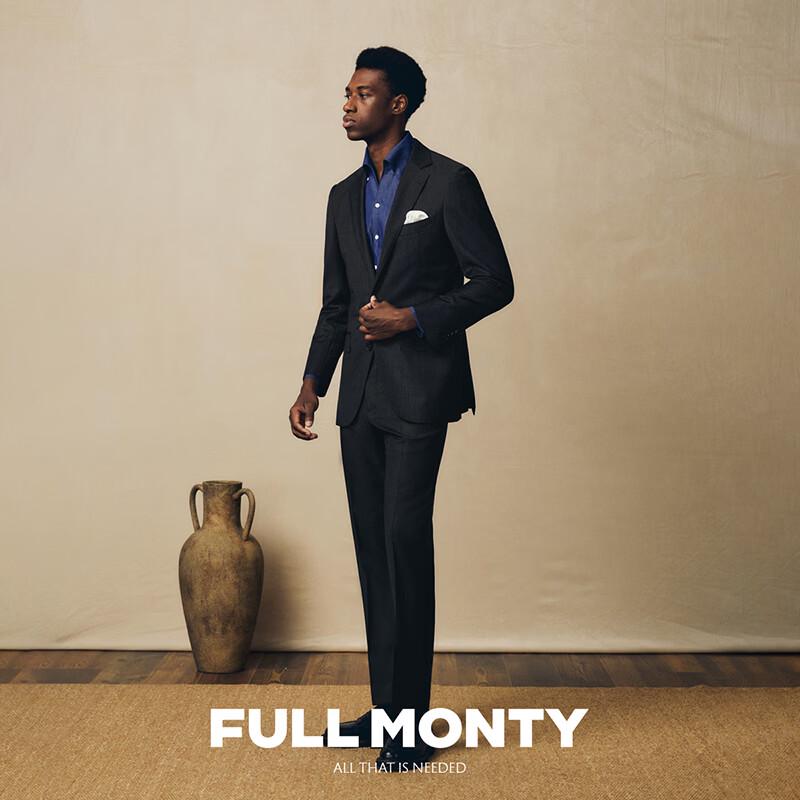 FULL MONTY VBC Wool Herringbone Suit