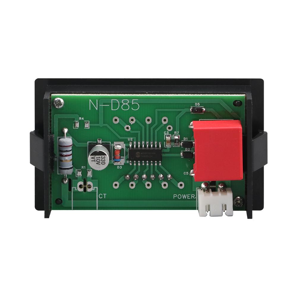 AC 220V LCD Digital Voltmeter Voltage Meter Volt Instrument Tool 2 Wires Voltmeter Panel Indicator Light Lamp Gauge AC 60-500V
