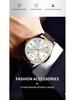 LIGE Men's Large Dial Quartz Watch - Waterproof Luminous with Double Calendar and Steel Strap