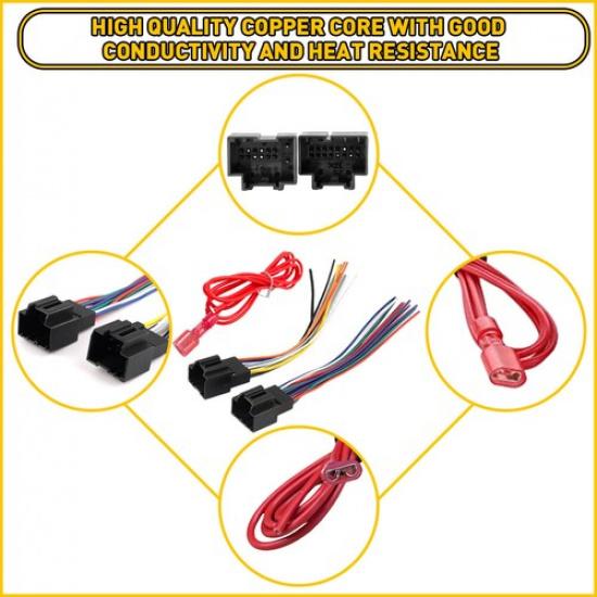 Car Stereo Wiring Radio Harness For Adapter Buick Cadillac Chevrolet GMC Pontiac