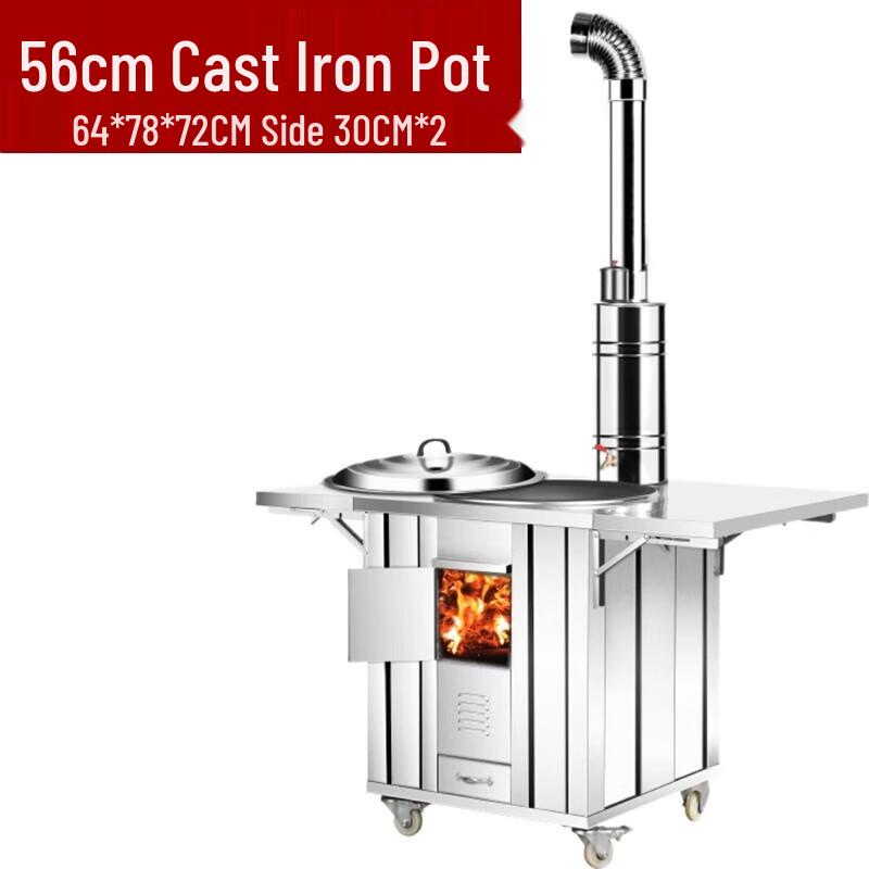 Портативная дровяная печь Beifu из нержавеющей стали 304