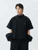 Jamie West Nylon Detachable Double-Zip Windbreaker (Black)