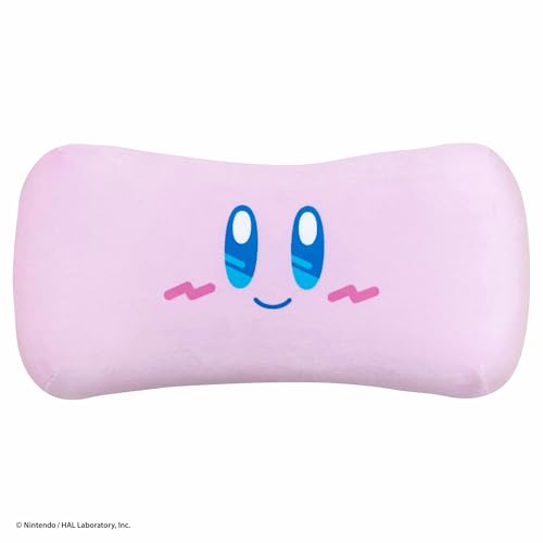 MORIPiLO Kirby Memory Foam Lumbar Pillow (Mini Relax Pillow) Soft and Soft to the Touch, Soft Plush Toy, Nap Pillow (Sweet Dreams Pink), 16x33x8cm, Ch