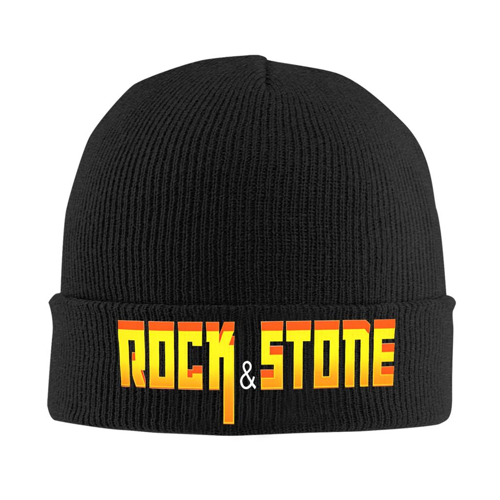 Deep Rock Galactic Rock And Stone Knitted Hat Beanie Winter Hat Warm Acrylic Hip Hop Game Caps Unisex Women Birthday Gift