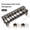 8/10 Grid Hair Clipper Storage Organizatier Box Limit Comb Hair Clipper Storage Hair Salon Tool Special Accessories