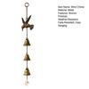 Crystal Sun Catchers Vintage Hummingbird Wind Chime, Metal Hanging Ornament with Bells & Pastoral Style Ornaments Suncatcher, Rustic Garden Decor for