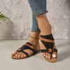 Fashion Women Minimalist Thong Sandals 2025 New Fashion Flat Sandals Summer Outdoor Beach Vacation Leisure Comfortable Woman Shoes