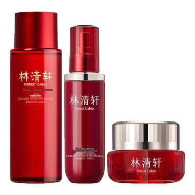 Lin Qing Xuan Red Camellia Anti-Wrinkle Skincare Set