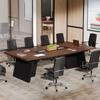 8Feet Conference Table, Large Office Conference Table for 8-10 Person, Business Seminar Furniture for Conference Room