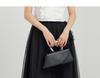 French Style Mesh A-Line Skirt for Girls