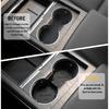 For Tesla Model 3 Y S X Cup Coasters - Model Y 2025, Model 3 2024 2025, Model S/X -2025 Non-Slip Cup Holder Ert Mat Washable & Silicone Coasters