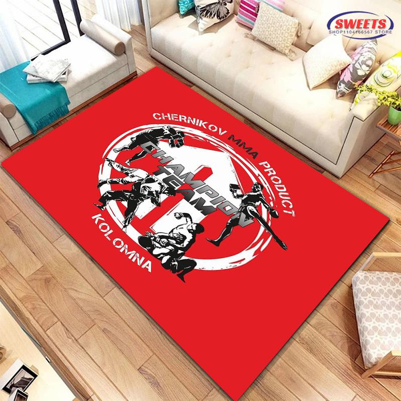 Jiu-Jitsu Warrior Japanese Bjj Gi &Black Belt Mma Carpet for Home Living Room Bedroom Sofa Doormat Floor Rug Anti-slip Decor Mat