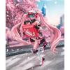 Bike Girl Sakura Pink Sonic Boom Mega Daughter Painted Mecha Armor Movable Assembly Plastic Model Figure Action Doll Gift Height 16cm Kit Figurine