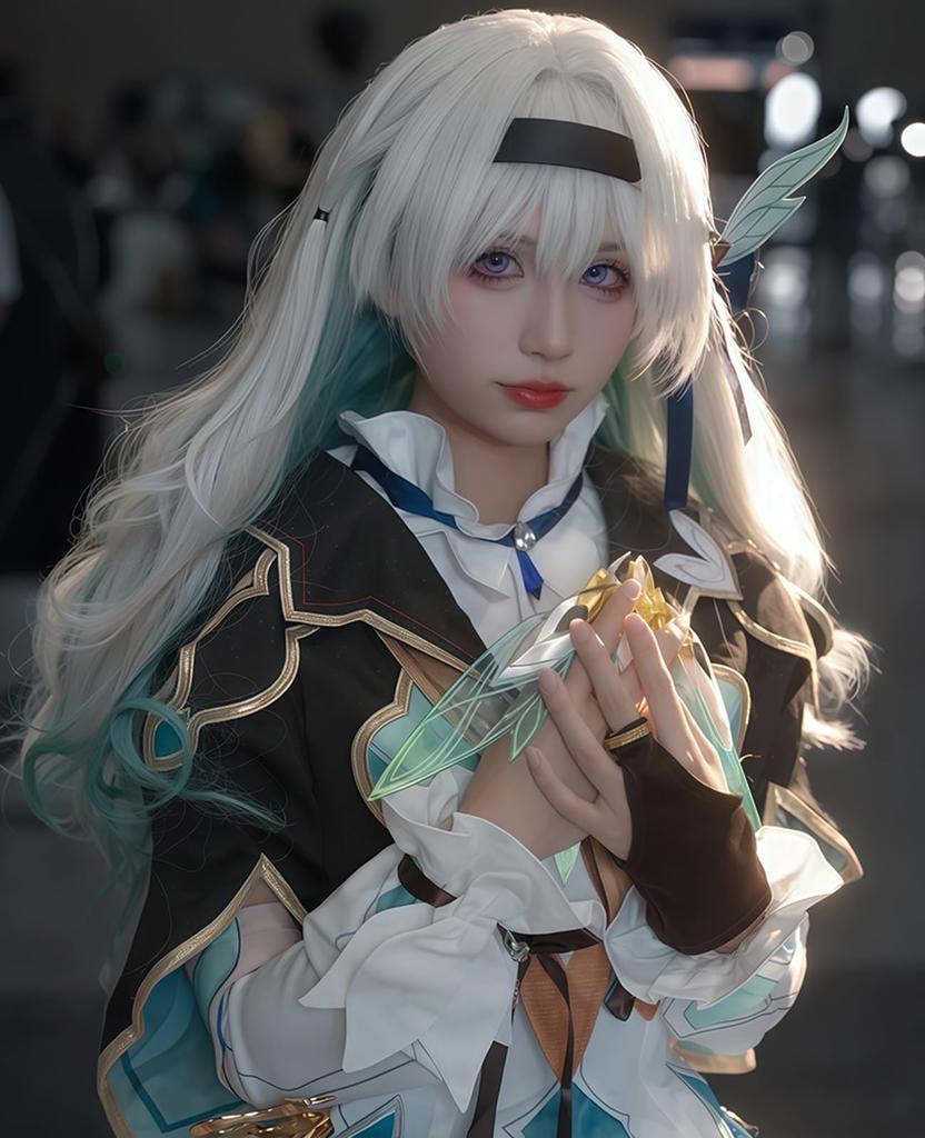 Nou-satsu Collapse Star Rail Hotaru Wig Hotaru Cosplay Wig Hotaru Collapse Star Rail Cosplay Wig Heat Resistant Wig Costume Accessory