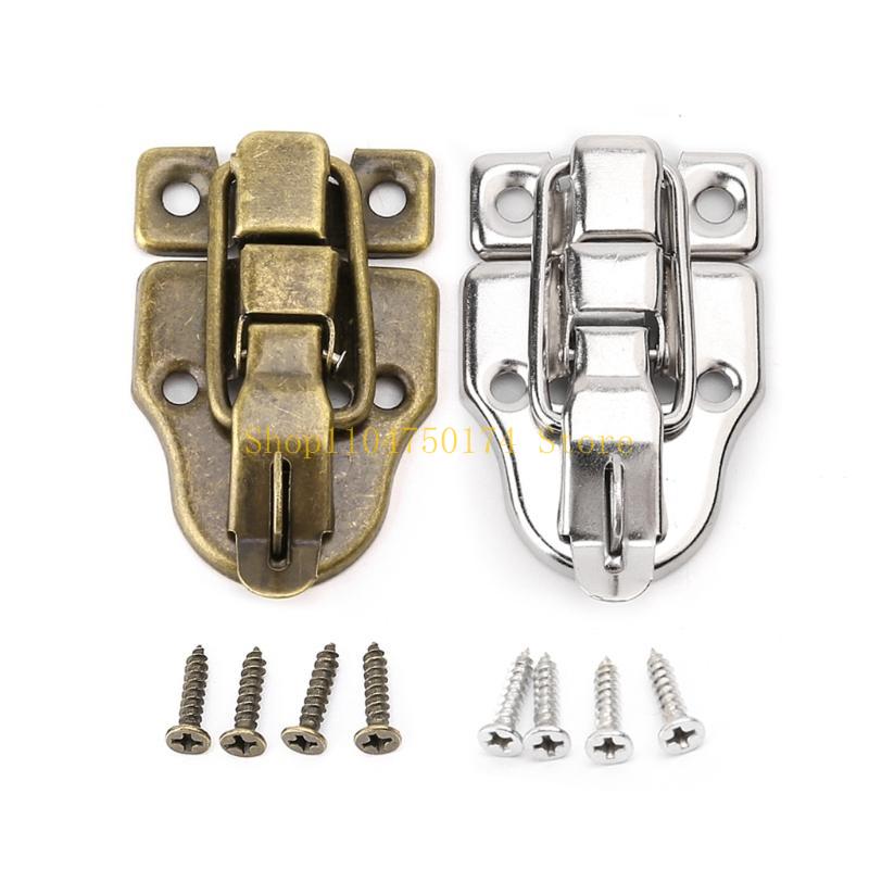 Vintage Toolbox Lock Antique Metal Buckle Suitcase for Case Toggle Lock Hasp for Top Sale