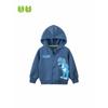 27Kids Children's Clothing Kids' Overcoat Brushed Hoody Autumn and Winter Boys' Dinosaur Zip-up Shirt Baby Boys' Hooded Clothes