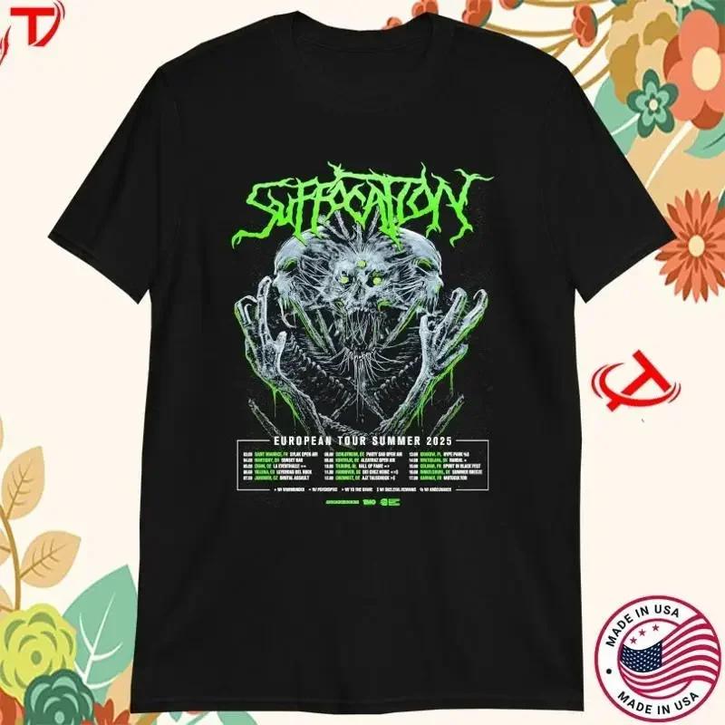 

Band Suffocation Europe Uk 2025 T Shirts S 5Xl Cotton Bss96 S разноцветный