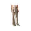 Anta Comfortable Versatile High-Waisted Solid Color Simple Straight Casual Pants Women bottoms Green 162527308-2