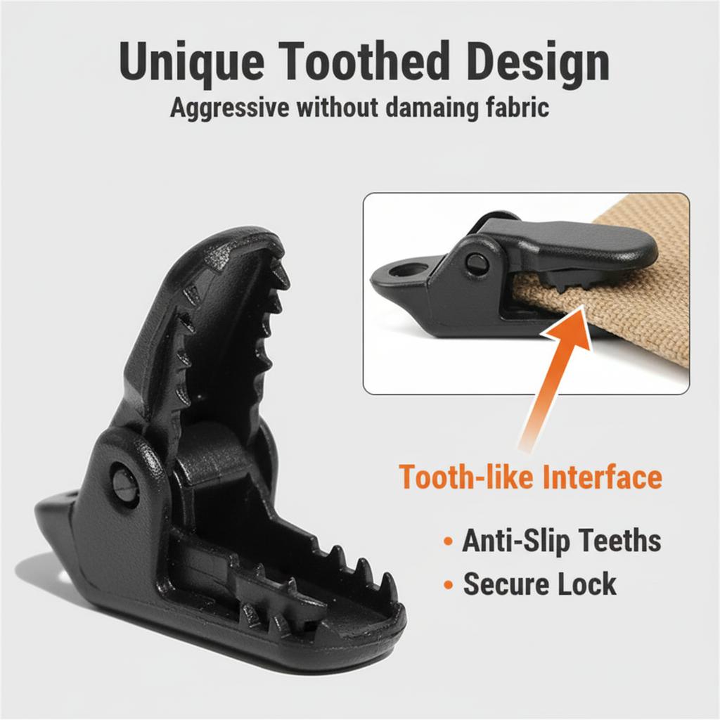 Wytrzymałe klipsy do namiotu zapobiegające wiatrowi, wytrzymałe zaciski kempingowe do mocowania plandeki i namiotu, klipsy aligatorowe do mocowania na zewnątrz, 10/20/50 szt.