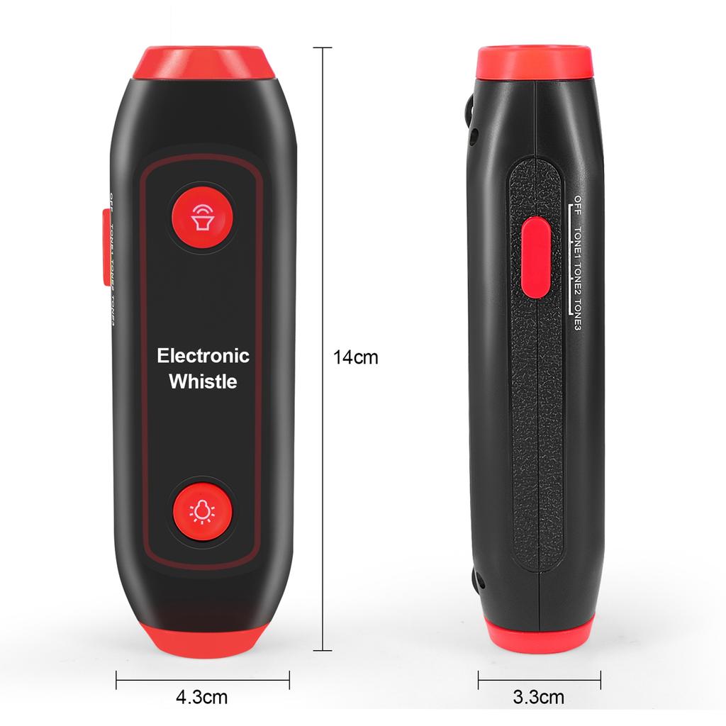 Electronic Whistle 3 3 Volume Blow Whistle with LED Light for Training Sports