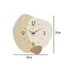 Nordic Wall Clock Home Decor Non Ticking Simple Wall Decor Decorative Clock for