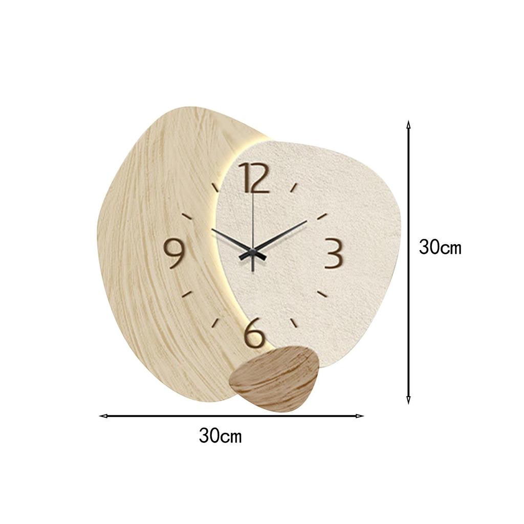 Nordic Wall Clock Home Decor Non Ticking Simple Wall Decor Decorative Clock for