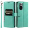 Cover for Xiaomi Redmi Note 10 Pro 4G Retro PU Leather Flip Wallet Phone Case Multi Card Slots