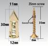No-Drill Drywall Expansion Hammer-In Anchors