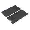 EHDIS Craft Vinyl Squeegee Cleaning Tool With Precise Trimming Guides Line 45/90 Degree Cut Window Film Tint Edge Felt Scraper