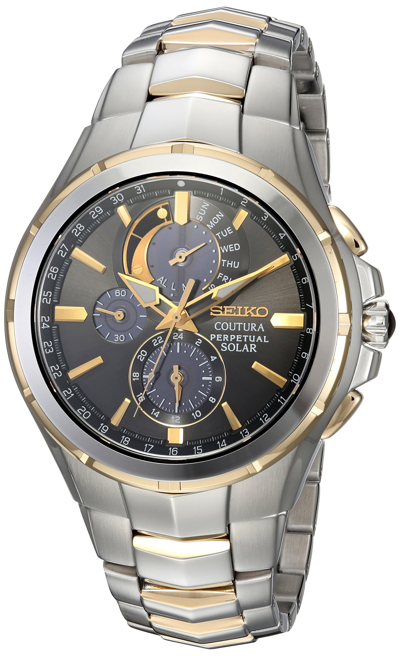 

Годинник SEIKO CUTRA Solar Perpetual Calendar Alarm Chronograph Gold Bronze,